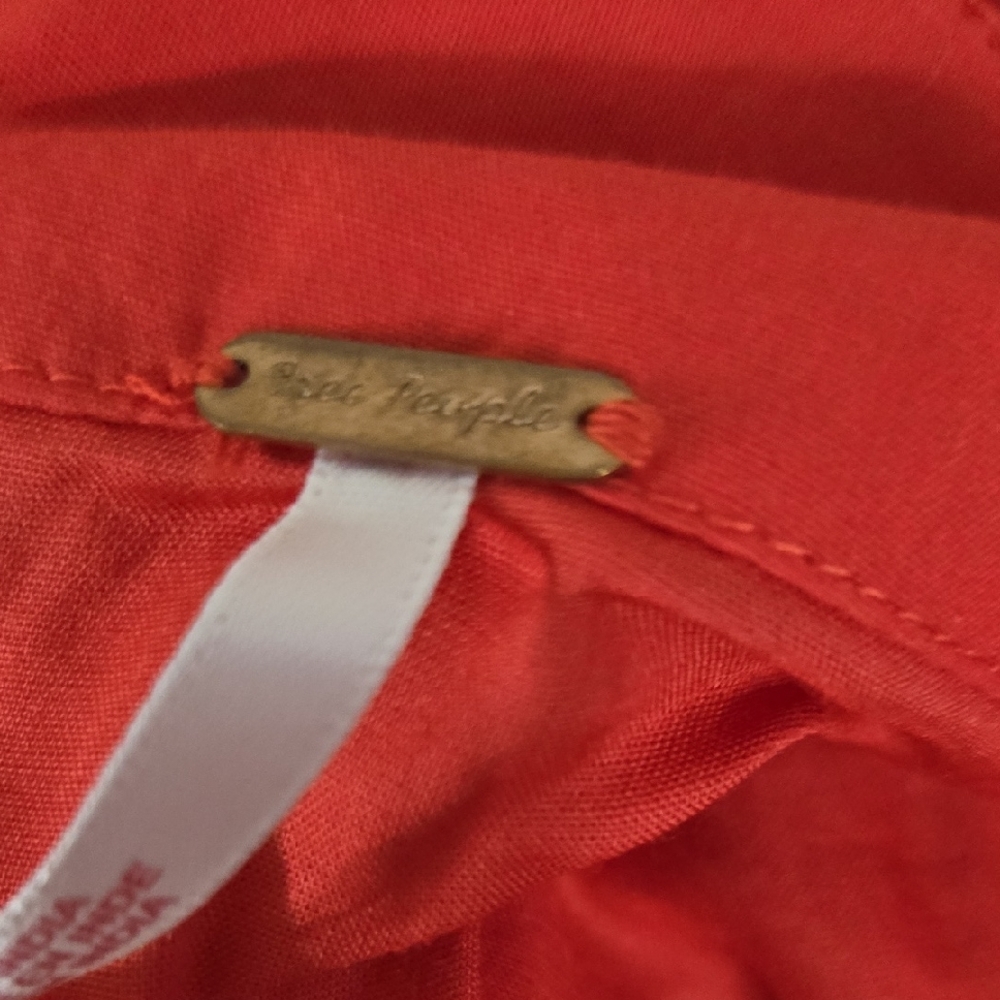 Free PEOPLE Struttin MINI Medium Red Dress - Picture 8 of 8